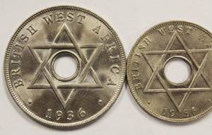 1936 British West Africa 3 Coins Rare Find