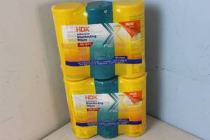 lot 48 image: NEW 6 Bottles of 35-Count Fresh Scent and Lemon Scent Disinfecting Wipes 2 X (3-Pack)