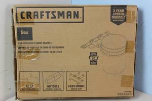lot 101 image: NEW CRAFTSMAN 5 Gallon Bucket Mount Bracket - Riding Mower Bucket Bracket