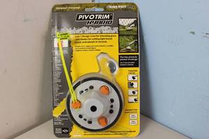 lot 104 image: NEW Rino-TuffUniversal Fit Pivotrim Hybrid 2-N-1 Replacement Head Gas and Select Cordless String Grass TrimmerLawn Edger