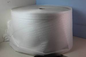 lot 114 image: Huge Roll of Perforated 116th Styrafoam 20 x 550 See Pictures