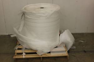 lot 116 image: Huge Roll of Perforated 116th Styrafoam 30 x 550 See Pictures