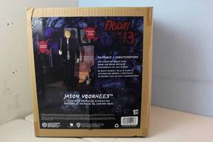 lot 151 image: NEW 6 Life size Animated Jason Voorhees NEW - Collectible Model #222218 Factory Sealed
