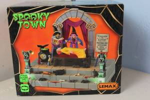 lot 153 image: NEW Lemax Spooky Town Esmeralda The Great # 14825