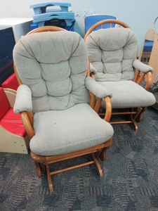 lot 111 image: PAIR OF GLIDE ROCKERS