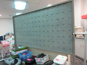 lot 201 image: ROLLING WALL  ROOM DIVIDER