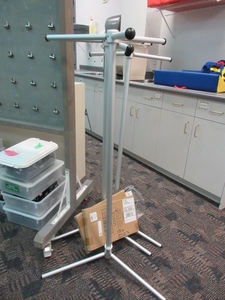 lot 205 image: DISPLAY STANDS AND PLASTIC SIGN FRAMES