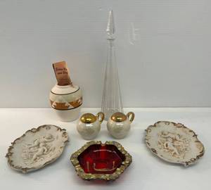 lot 14 image: Group Of Misc. Vintage Decorative Items