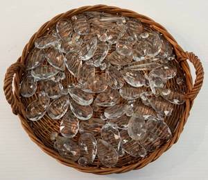 lot 25 image: Large Group Of Vintage Crystal Teardrops