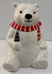 lot 48 image: Coca- Cola Bear Cookie Jar