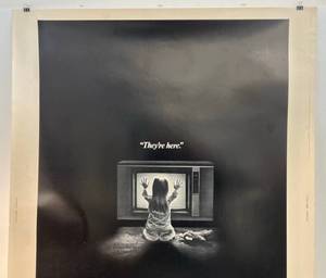 lot 137 image: 1982  Poltergeist Theater Lobby Poster 30 x 40