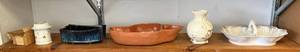 lot 141 image: Shelf Full Of Misc. Vintage Items Including Red Wing