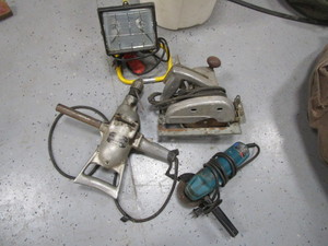 Grinder, Light, Saw, Drill