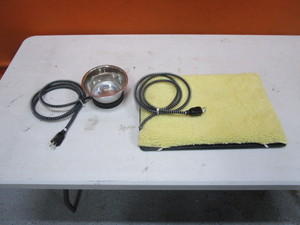 Heated Pet Mat & Water Bowl