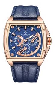 lot 18 image: Brand New Ruckstuhl Blue Dial 3ATM Watch $730 Retail