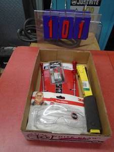 Flat of tools. As shown.