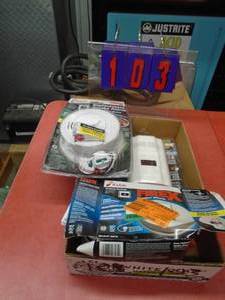 Flat of electronics. As shown.