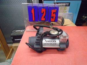 Husky 110 volt portable air compressor. Tested & works. As shown.