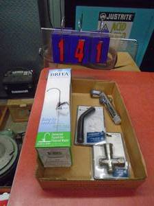Flat of Brita water pick & misc. As shown.