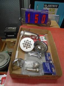 Flat of misc. plumbing. As shown.