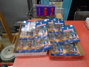 Qty of 2 flats of new headliner basketball figures. As shown.