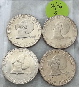 Eisenhower Dollar Bicentennial Lot of 4 Mint S (1)