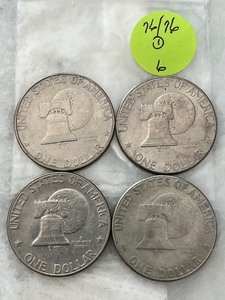 Eisenhower Dollar Bicentennial Lot of 4  Denver Mint (6)