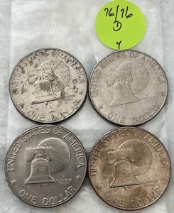 Eisenhower Dollar Bicentennial Lot of 4 Denver Mint (4)