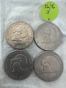 Eisenhower Dollar Bicentennial Lot of 4 Denver Mint (2)