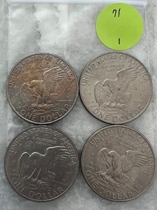 Eisenhower Dollar 1971 Lot of 4