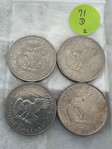 Eisenhower Dollar 1971 Lot of 4 Denver Mint  (2)