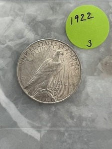 Peace Silver Dollar 1922 (3)