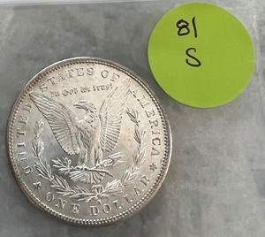 1881 Morgan Liberty Dollar San Francisco Mint