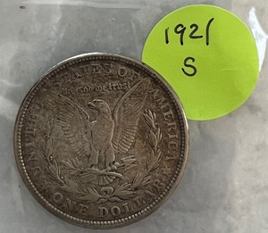 1921 Morgan Liberty Dollar San Francisco Mint