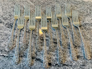 Beautiful 62 Piece Sterling Silver Flatware Set