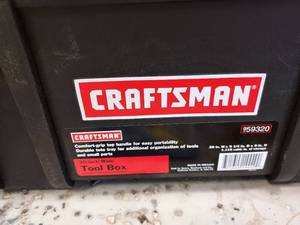 Craftsman Toolbox with Wood Tools