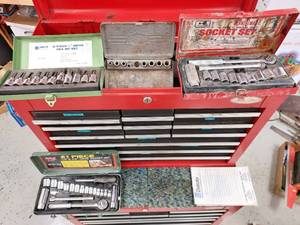 Craftsman Sears Best Upright Toolbox w Contents