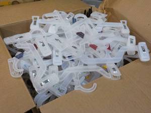 Box of Plastic Hangers...