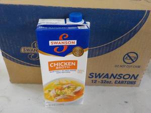 case of 12 - 32 oz Swanson Chicken ...