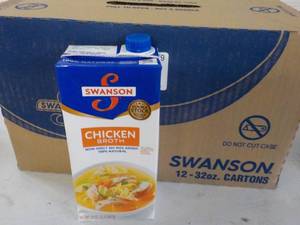 case of 12 - 32 oz Swanson Chicken ...