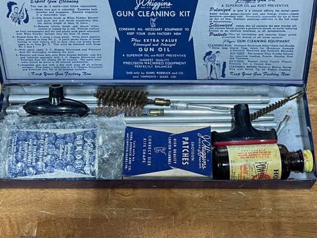 lot 50 image: J.C. Higgins Vintage Gun Cleaning Kit