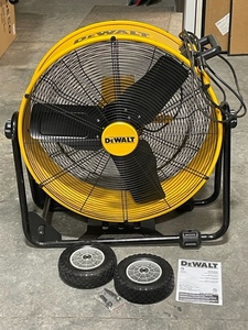 lot 2 image: DeWalt 24 Drum Fan