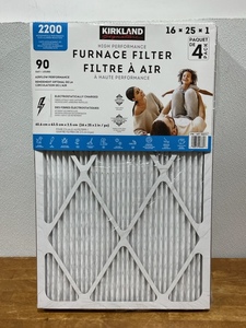 lot 7 image: 4 Pack of Furnace Filters
