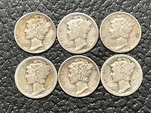 Mercury Silver Dimes