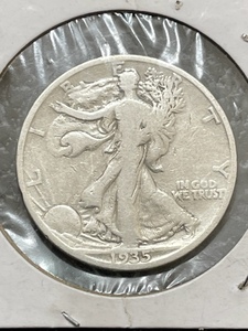 1935-S Walking Liberty Half Dollar