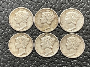 Mercury Silver Dimes