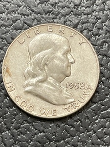 1958-D Franklin Half Dollar