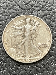 1941-S Walking Liberty Half Dollar