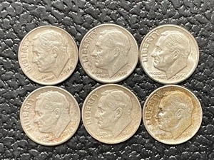 Roosevelt Silver Dimes