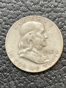 1957-D Franklin Half Dollar